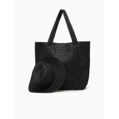JADE BEACH TOTE-BLACK