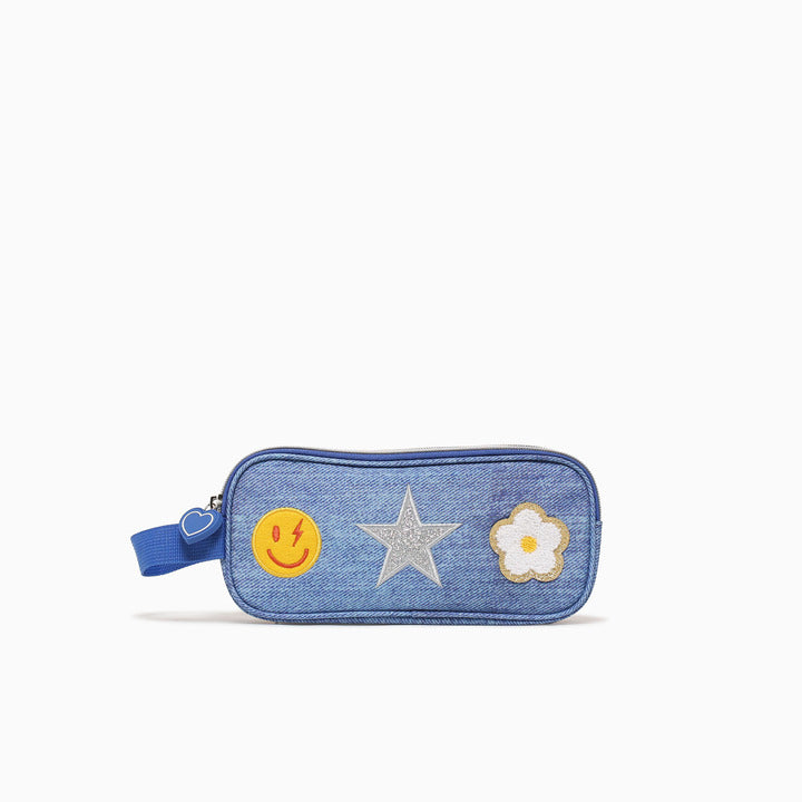 STICKER PENCIL CASE-PINK MULTI