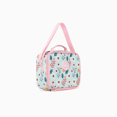 FLOWER LUNCHBAG-BLUE MULTI