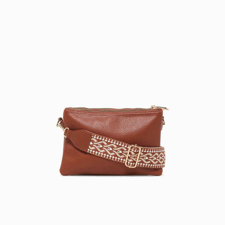 SHELLY CROSSBODY-TAN
