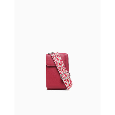 RACHEL WALLET CROSSBODY-RED