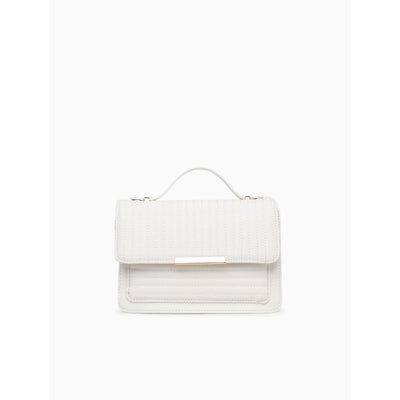 FLAP CROSSBODY-WHITE