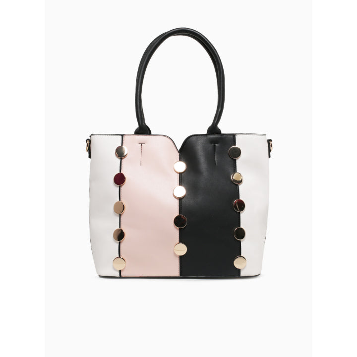 GOLD DOTS SHOULDER BAG-BLACK MULTI