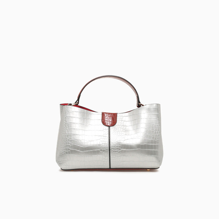 FATIMA TOP HANDLE-SILVER