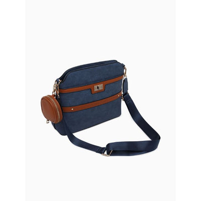 EZRA CROSSBODY-DENIM/TAN