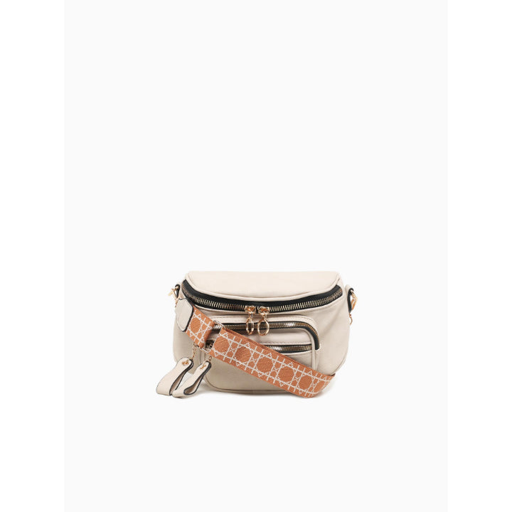 WAIST CROSSBAG-OFF WHITE