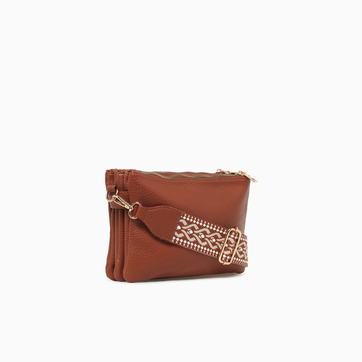 SHELLY CROSSBODY-TAN