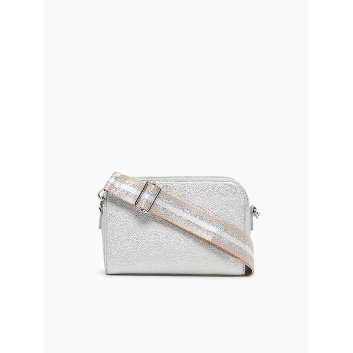 GOLDIE CROSSBODY-SILVER