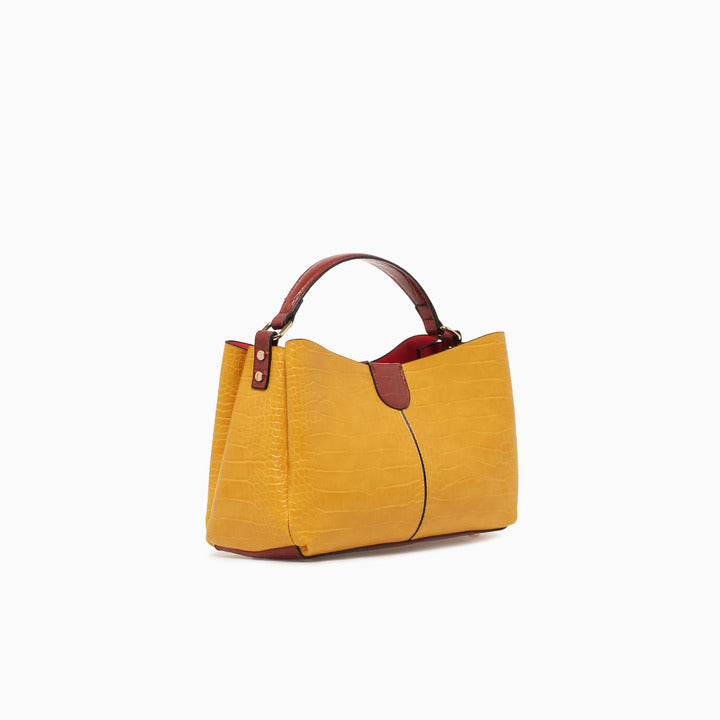 FATIMA TOP HANDLE-YELLOW