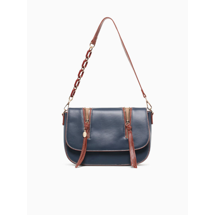 KAMILA SHOULDER BAG-NAVY