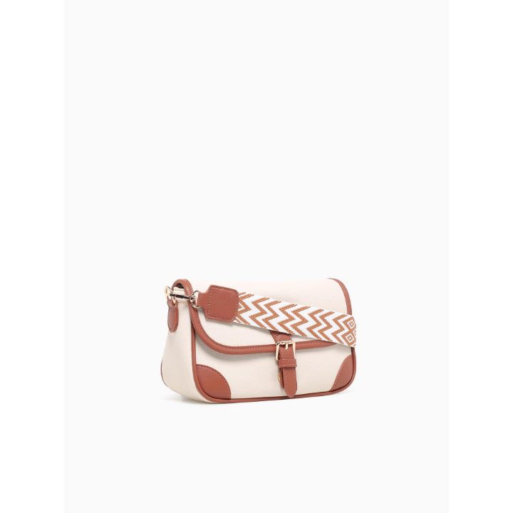 BUCKLE CROSSBODY-OFF WHITE