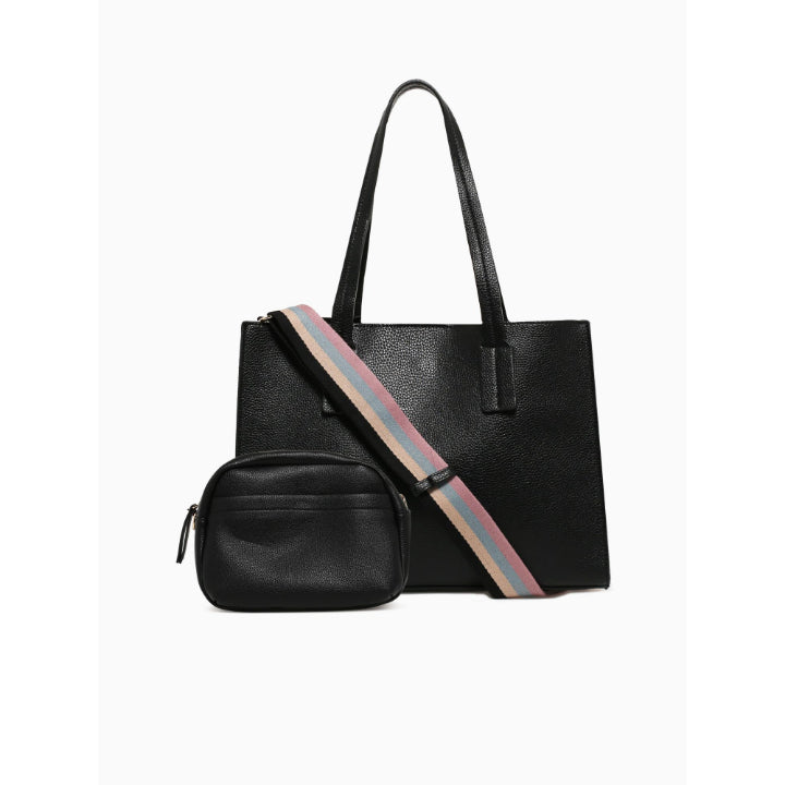 2 IN ONE TOTE-BLACK