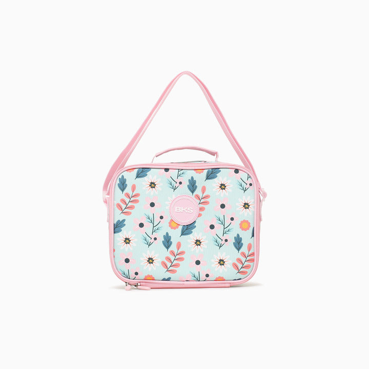 FLOWER LUNCHBAG-BLUE MULTI