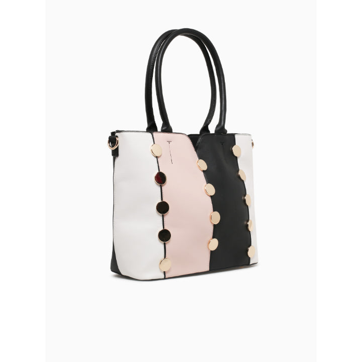 GOLD DOTS SHOULDER BAG-BLACK MULTI