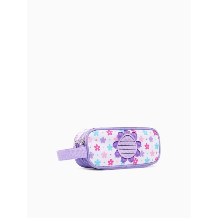 FLOWER POP IT PENCILCASE-PURPLE