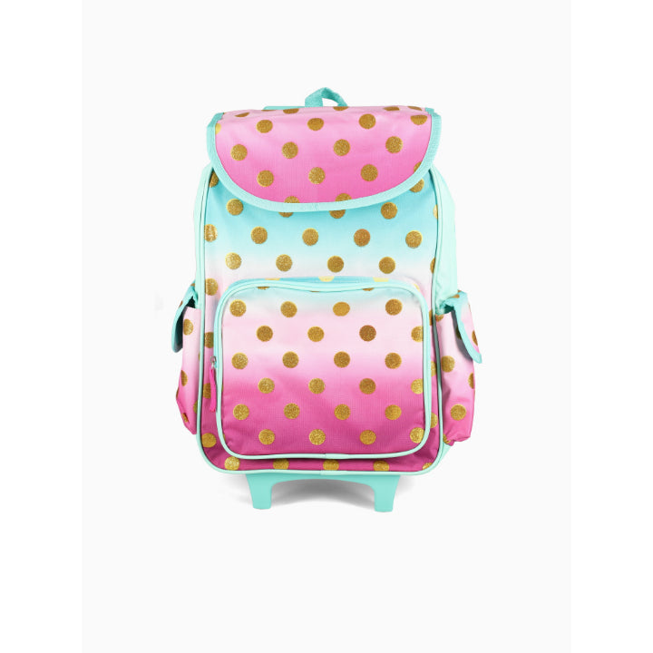 BK-21013 DOT TROLLY BAG-BLUE