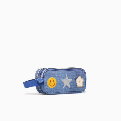 STICKER PENCIL CASE-PINK MULTI