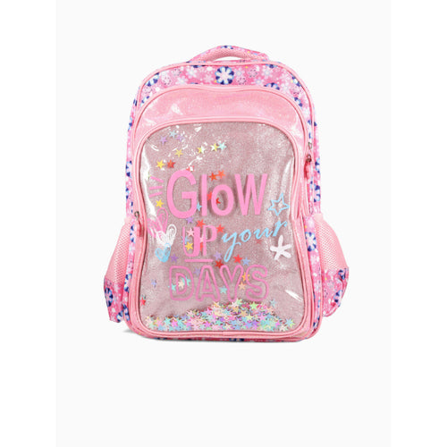 BK-21006 GLOW UP YOUR DAYS BACKPACK-PINK